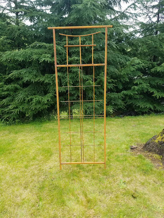 Shabby Chic, Rustic Art Metal Trellis Livening Up Your Home & Garden